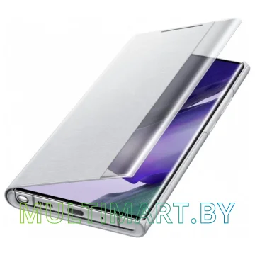 Чехол Samsung Smart Clear View Cover для Galaxy Note20 Ultra (белый) картинка 4